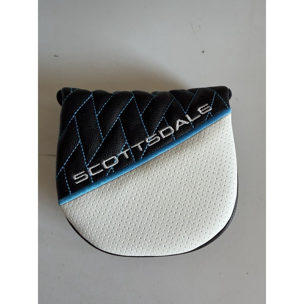 Ping Scottsdale Mallet Putter Head Cover Black/White/Blue